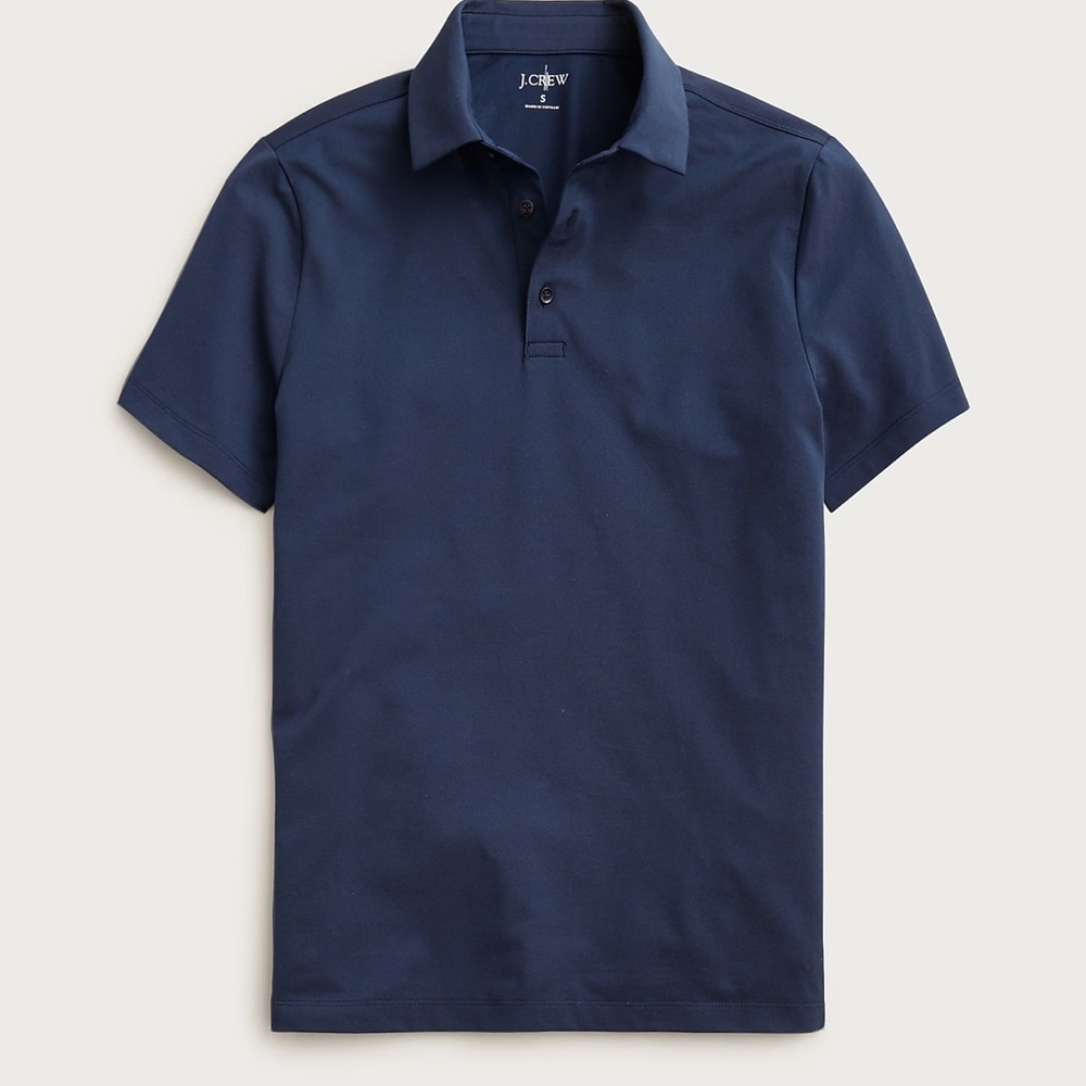 J crew evening sky Performance piqué polo shirt - Picture 4 of 5